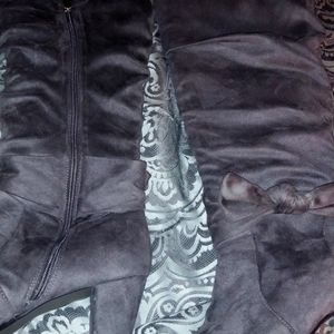 Knee length gray boots